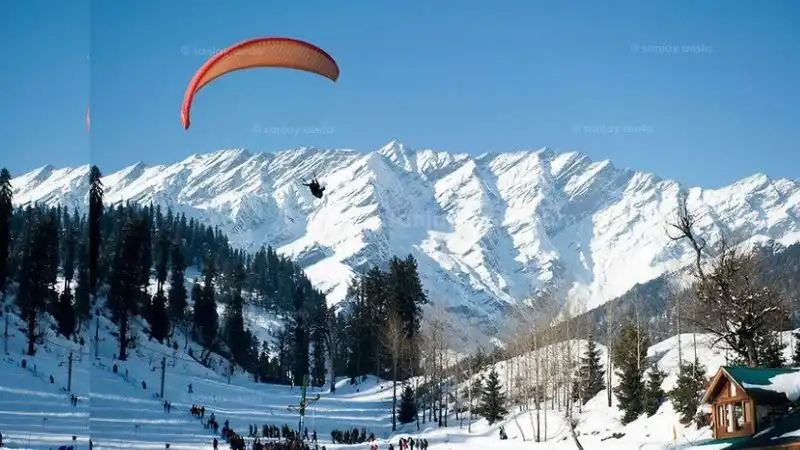 Solang Valley Snow