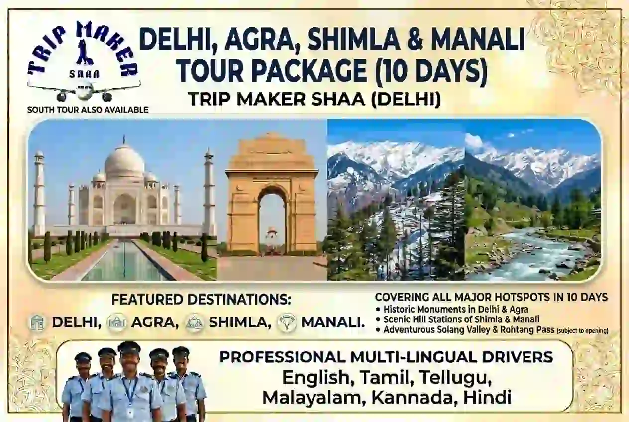 India Travel Packages South & North India Trip